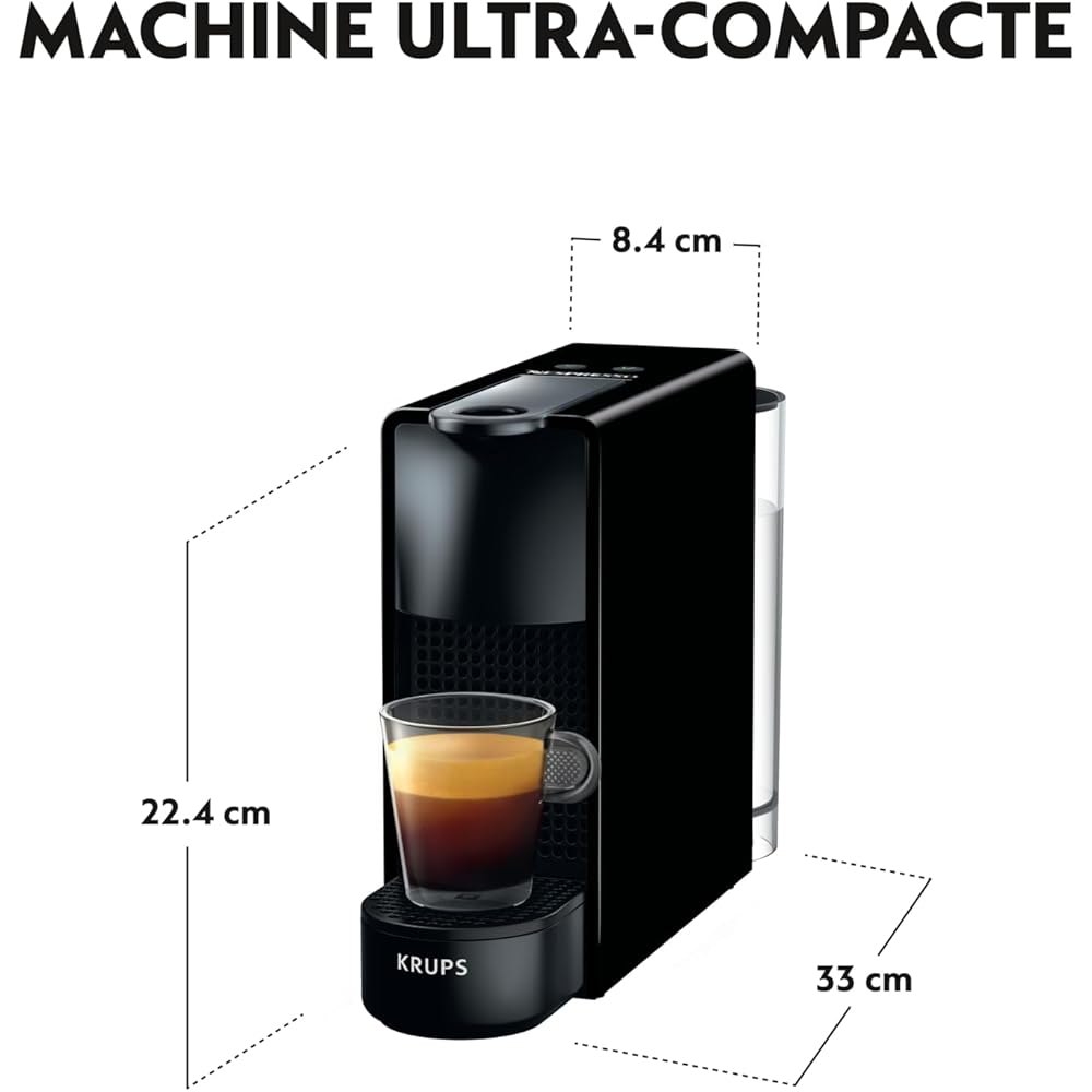 Nespresso Krups Essenza Mini Machine à capsules noire
