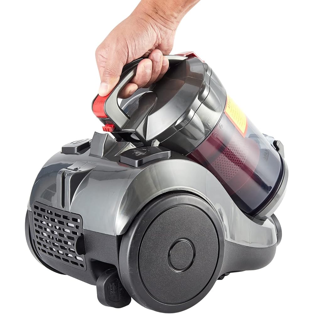 Akitas 800W Puissant Aspirateur sans Sac avec Allemande WesselWerk tête de buse écoénergétique pour sols durs, Tapis, Outil Turbo supplémentaire pour Poils d'animaux : Cuisine et Maison