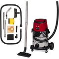 Einhell Aspirateur eaux et poussières sans fil TE-VC 36/25 Li S - Solo Power X-Change (36V, cuve inox 25L, 76 Db) Livré sans Batterie ni Chargeur : Cuisine et Maison