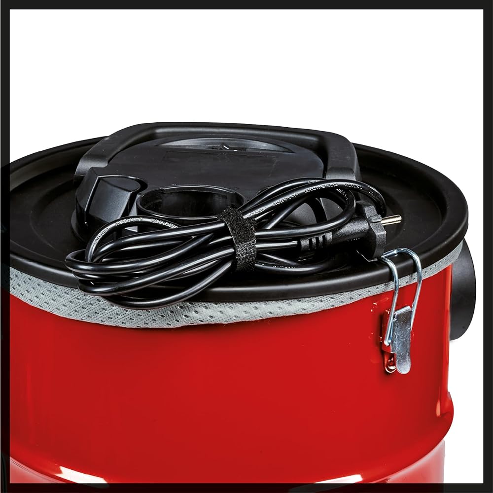 Einhell Aspirateur à cendres TC-AV 1718 D (1200 W, performance d’aspiration de 170 mbar, cuve en fer-blanc 18 L) : Bricolage