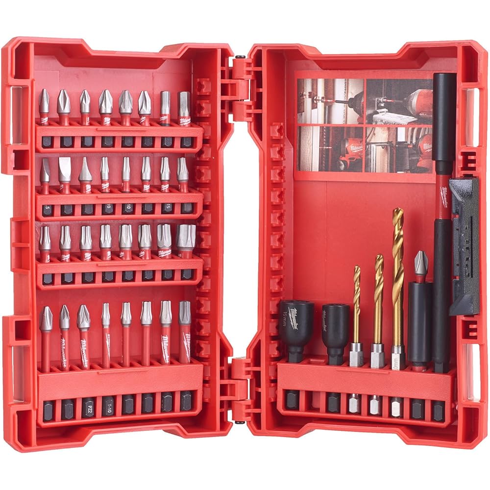 Coffret Shockwave 40 pièces MILWAUKEE - 4932430908 : Bricolage