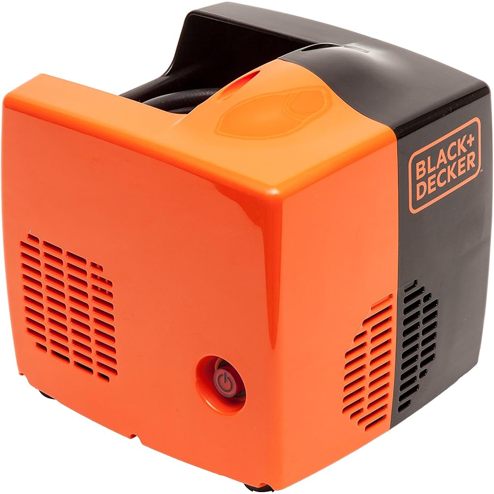 BLACK+DECKER Compresseur portatif, Noir, BD 195 CUBO : Bricolage