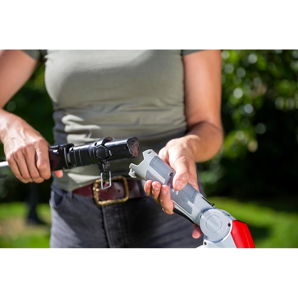 IKRA cisaille à Gazon & Taille-buissons télescopique sans Fil IGBS 1210 F avec Batterie & Chargeur, Lames « Made in Germany » : Jardin