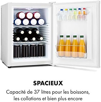 Klarstein Mini frigo de chambre 30L silencieux, réglable 5-15°C