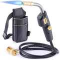 TAUSOM Torche au propane avec étui, déclencheur, bouton réglable, kit de brasage et de soudure : Bricolage