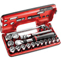 FACOM Coffret Cliquet Extensible 1/2 " Detection Box Métriques 6 Pans - 21 Pièces - SXL.DBOX1PB : Bricolage
