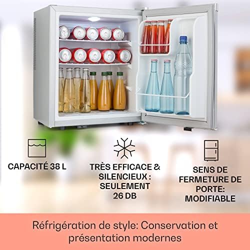 Klarstein Mini frigo de chambre 30L silencieux, réglable 5-15°C