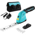 DURATECH Cisaille Sculpte-Haie Electrique, Taille-Herbes sans Fil 12V, Taille Haie Batterie 2000mAh, 2 Lames, Cisaille a Gazon Léger pour Coupe, Elagage, avec Sac Oxford : Jardin