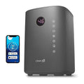 Clean Air Optima CA-605 Smart Top Filling - 3 en 1:Humidifcateur, purificateur d'air et aromathérapie! - Capacité min.120 ml/h - max.480 ml/h! - Idéal pour les pièces jusqu'à 65m²/160m³ (Titanium) : Cuisine et Maison