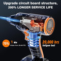 Motorenbau Gonfleur Pneus Voiture Numérique Portable,120W Compresseur d'air,Pompe à Air Alimentée par Batterie 12V,avec lumière LED,manomètre numérique,pompe à air rapide : Bricolage