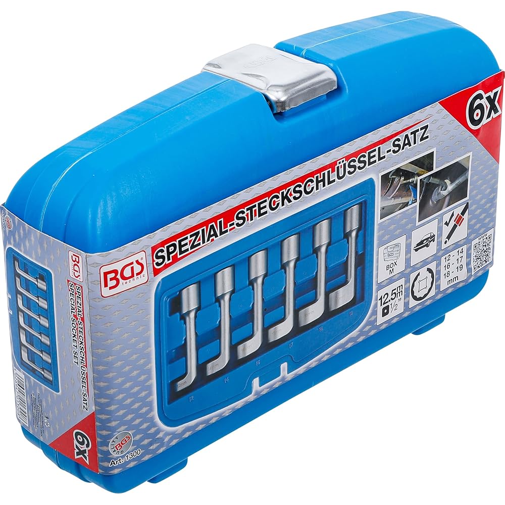 BGS 1300 | Jeu de Douilles | 12,5 mm (1/2") | 12 - 19 mm : Bricolage