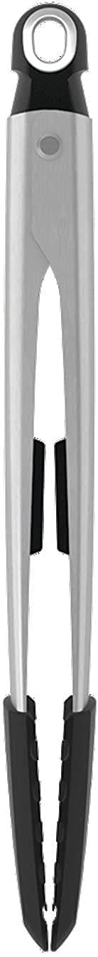 Joseph Joseph Elevate Lot de 6 Ustensiles et Pinces de cuisine en Nylon, Antiadhésif et Résistant à la chaleur jusqu'à 200 ℃ avec Porte-Ustensiles Rotatif, Inox/Noir : CD et Vinyles