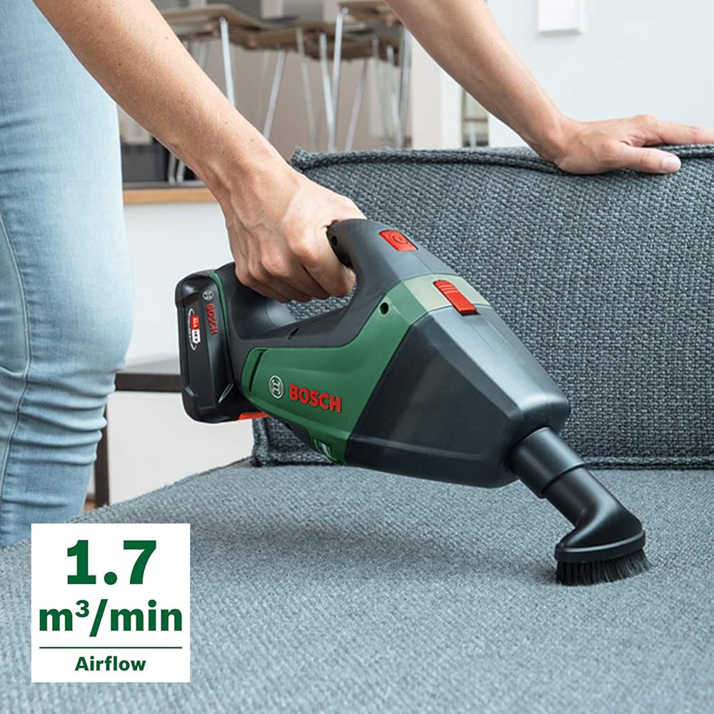 Bosch UniversalVac 18 Aspirateur sans fil 18 V avec batterie 2,5 Ah et chargeur