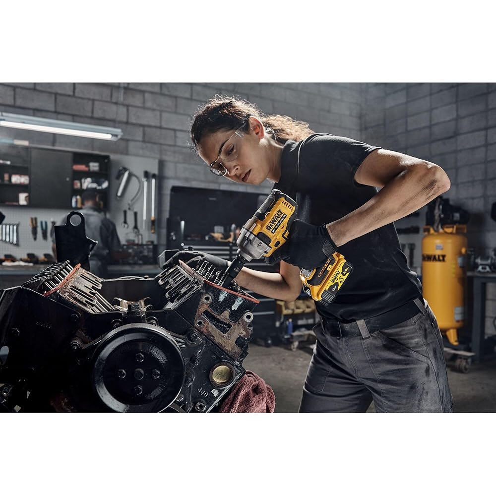 DeWalt - Clé à choc sans fil brushless ultracompacte à bague de retenue M24 18V Li-ion XR - Sans batterie - DCF891N-XJ : Bricolage
