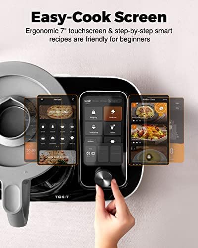 TOKIT Omni Cook Robot de cuisine multifonction tout-en-un
