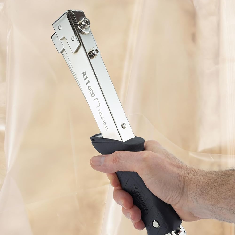 Tacwise 1185 A11 Marteau Agrafeur avec 75.000 Agrafes 140/10mm, Utilise les Agrafes de Type 140/6 - 10mm : Bricolage