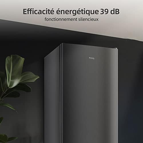 CHiQ Réfrigérateur congélateur combiné 356L, inox