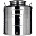 Megashopitalia Poubelle à Huile en Acier Inoxydable 18/10 préparé pour Robinet de 1/2" 30 l : Cuisine et Maison