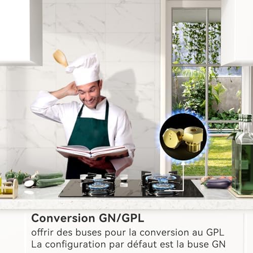 Magicplux Plaque de cuisson gaz 2 feux 4300W