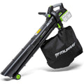 Souffleur/Aspirateur de feuilles mortes Murray IQ18LBV dual 18V(36V)Li-ion à batteries,Powered by Briggs & Stratton,vitesse de l'air 247 km/h,moteur sans balai,sac souple 45L,Outil seul,1697305 : Bricolage