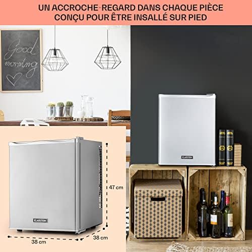 Klarstein Mini frigo de chambre 30L silencieux, réglable 5-15°C