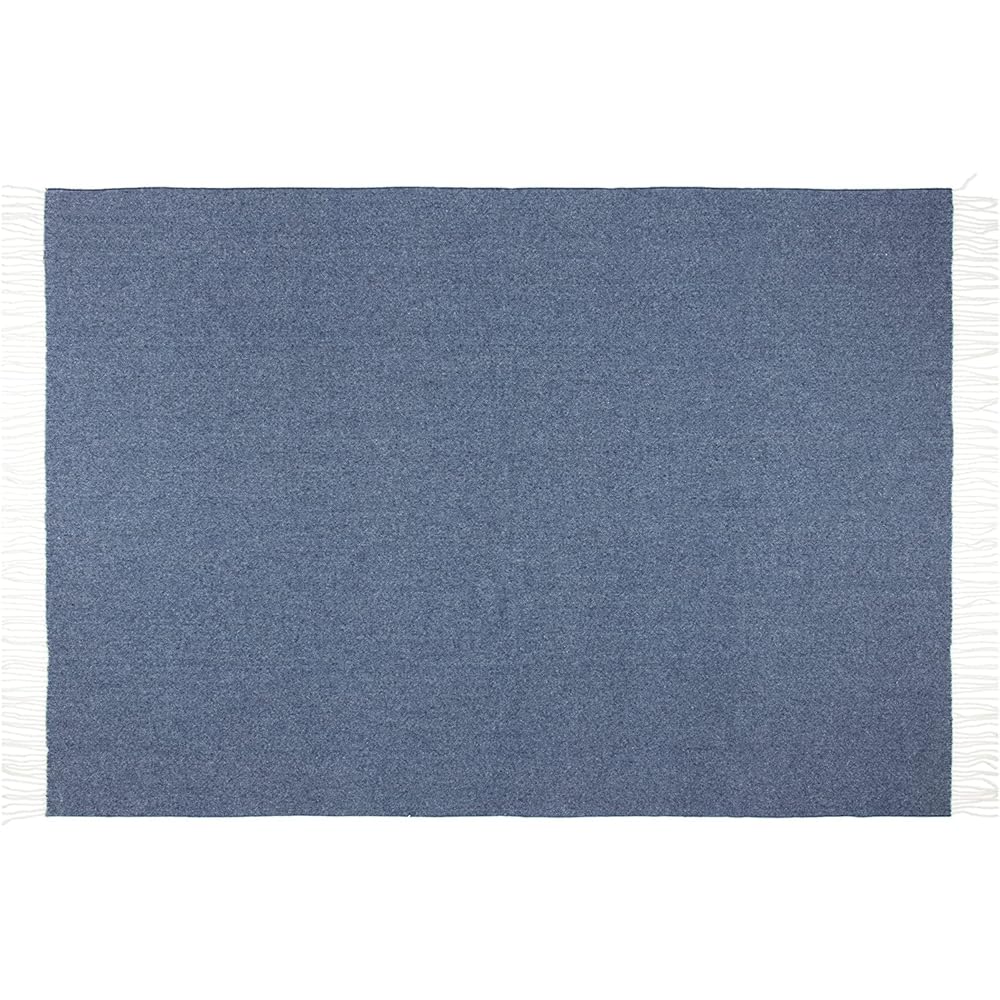 Couverture en Laine Mérinos 140x200 avec 10% Cachemire – Plaid en Laine Merinos Chaud et Léger pour Lit, Adapté pour Hiver et Été, Jeté Élégant avec Franges – Nostra Andora : Cuisine et Maison