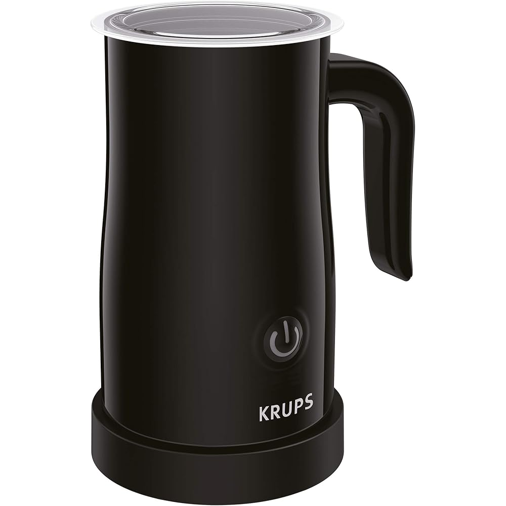 Krups XL1008 Mousseur a Lait Automatique Noir 2 Fonctions Grande capacité 500 W, 150 millilitres : Cuisine et Maison
