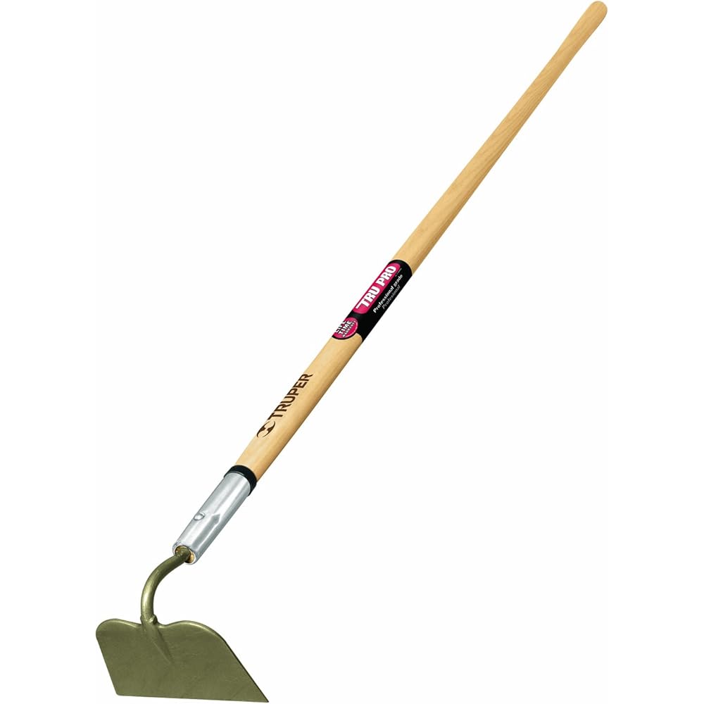 Truper 30018 Tru Pro forgé Binette de Jardin, 15,2 cm Tête, Manche en Bois de frêne, 152,4 cm : Jardin