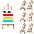 MEEDEN 50cm Chevalet de Table: 6PCS Chevalet Bois pour Adulte Artiste Débutant - Mini Chevalet Peinture Portable pour Peinture Toile Photo : Cuisine et Maison