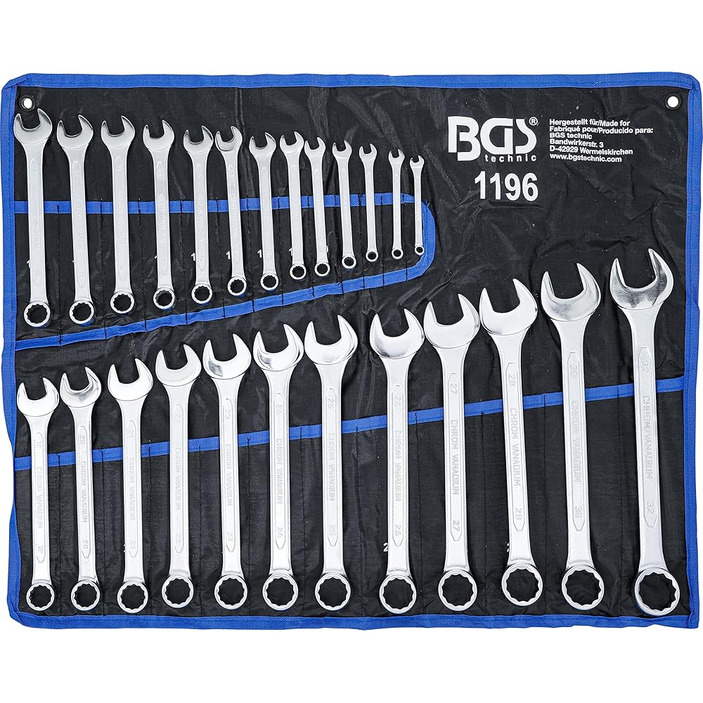 KS Tools 917.0795 - Caisse à Outils Complète en Coffret Douille de 1/4", 3/8" et 1/2" & BGS 1196 | Jeu de clés mixtes | 6-32 mm : Bricolage