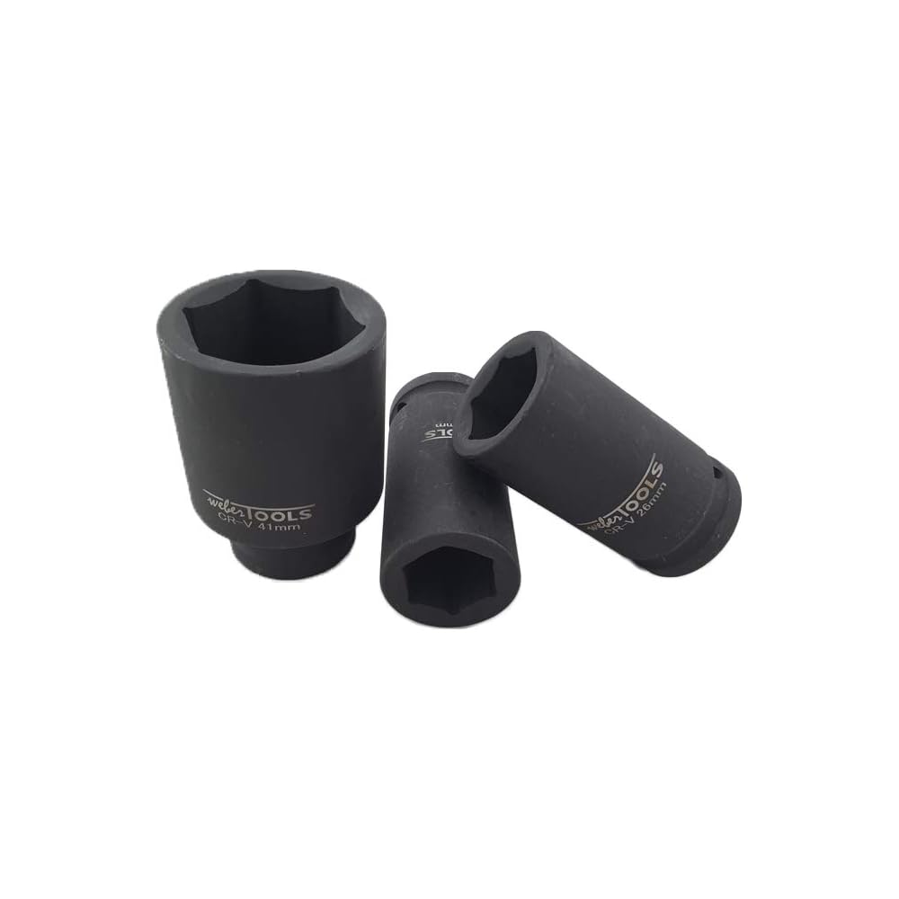 Jeu de 12 douilles pour clé à choc 3/4" 24-41 mm : Bricolage