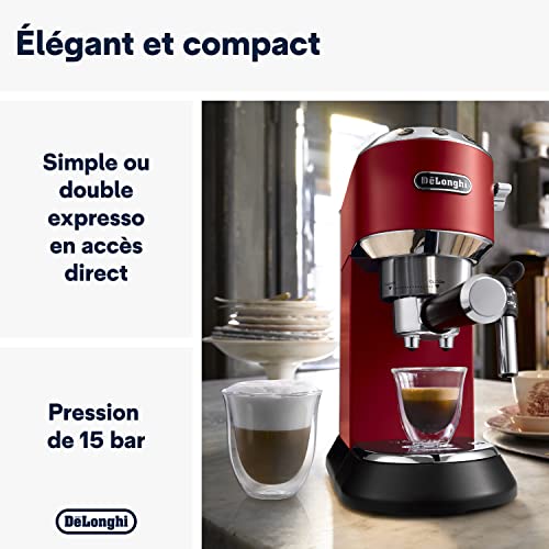 De'Longhi Dedica Style EC685.R Expresso manuelle rouge