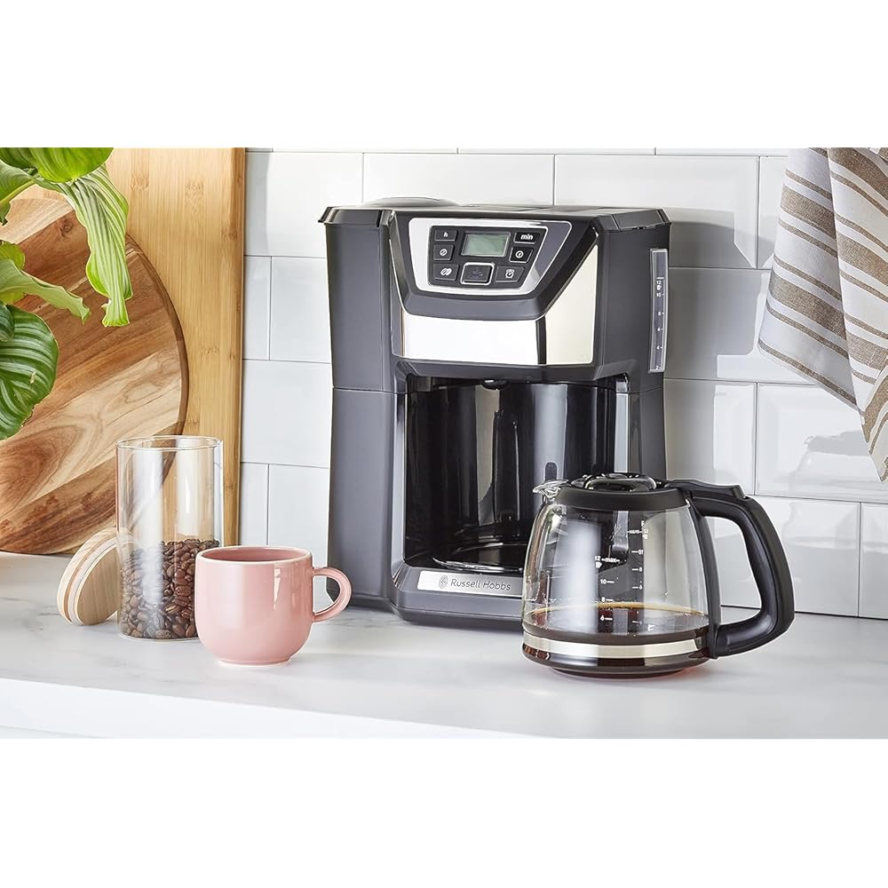 Russell Hobbs Cafetière à grain Chester programmable