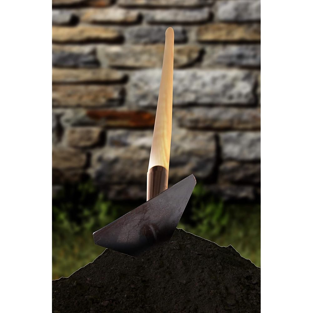Rogue Scuffle Hoe en Acier trempé de qualité supérieure avec poignée en Bois de 152,9 cm de Large Tête Triangulaire aiguisée sur Les 3 côtés Fait Main Rogue : Jardin