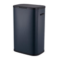 Poubelle de cuisine push 60L PORTLAND en acier Inox GRIS Ouverture par simple pression : Cuisine et Maison