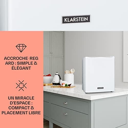 Klarstein Mini frigo de chambre 30L silencieux, réglable 5-15°C