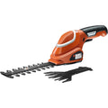 Black & Decker GSL700 Kit de Cisaille à gazon avec batterie/paire de gants/sécateur : Jardin