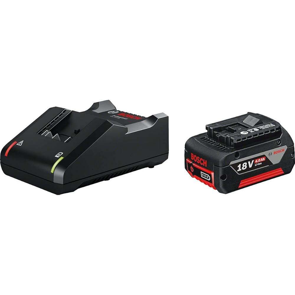 Bosch Professional 18V System aspirateur Eau et poussière sans-Fil Gas 18V-10 L (avec Flexible de 6 m) & 18V System Set de Base sans Fil Comprenant Chargeur Gal 18V-40 et 1 Batterie 4,0 Ah : Cuisine et Maison