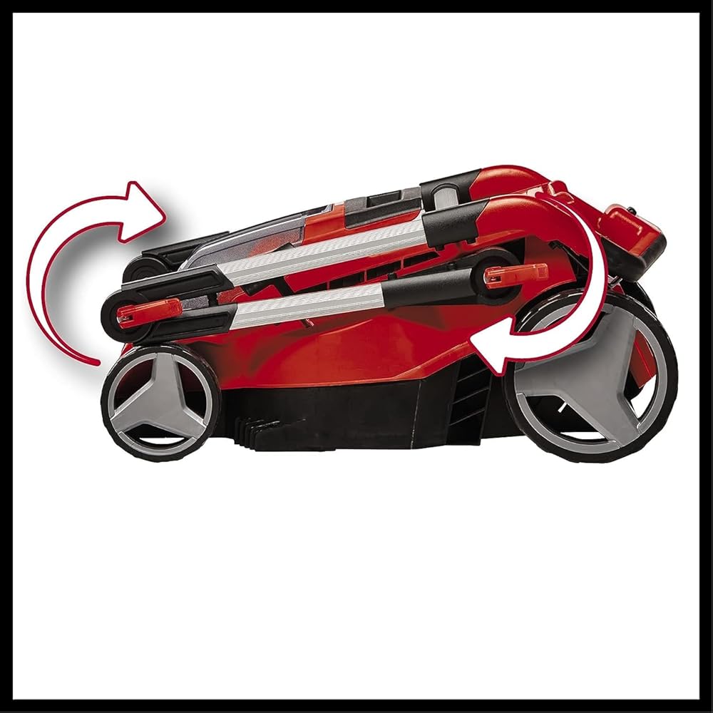 Einhell Tondeuse à gazon sans fil GE-CM 36/37 Li + Cisaille à gazon sans fil GE-CG 18/1 Li Power X-Change (18 V, largeur de coupe 37 cm) Livré avec 2 batteries 3,0 Ah et 2 chargeurs) : Jardin