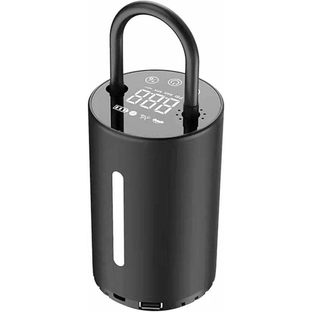 Boyuan Compresseur d'air Portable, gonfleur de Pneu sans Fil 150 PSI, Batterie Rechargeable 4000 mAh avec écran Tactile LCD, Pompe à vélo Portable, pour Voiture, Moto, Balle et Autres gonflables : Auto et Moto
