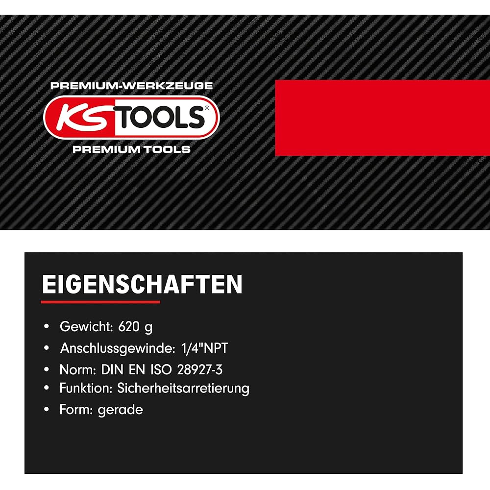 KS Tools - 515.5410 - Meuleuse axiale pneumatique - 370W : Bricolage