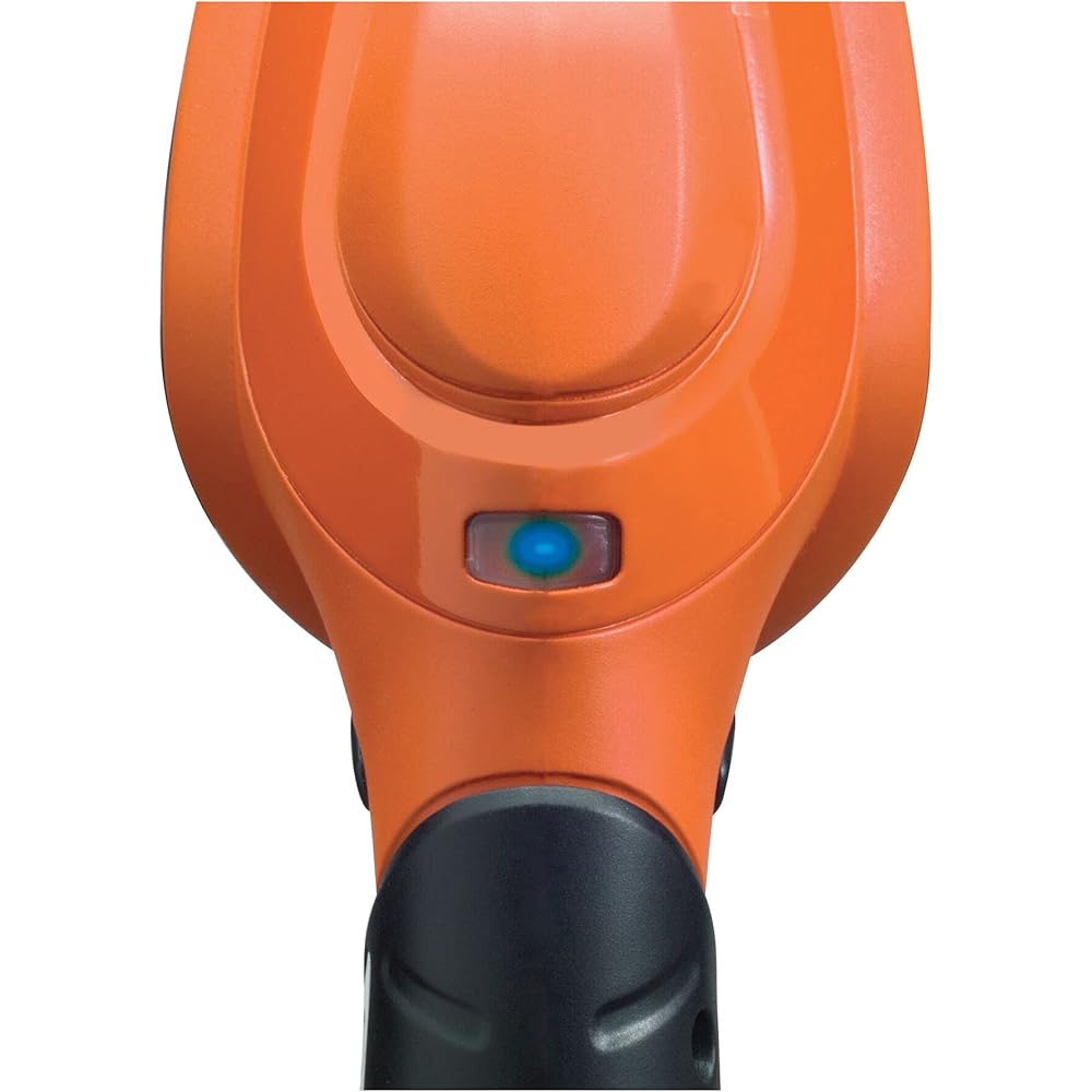 BLACK+DECKER Cisaille Electrique 3,6V, Sculpte-Haies avec Indicateur de Charge LED, Idéal pour Tailler les Parterres de Fleurs et les Bordures, Largeur de Lame 30 cm, Pas de Lame 23 mm, GSL200-QW Rouge : Bricolage