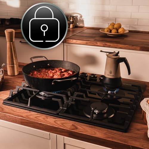 Cecotec Plaque gaz Bolero Squad G 4200S inox 4 foyers