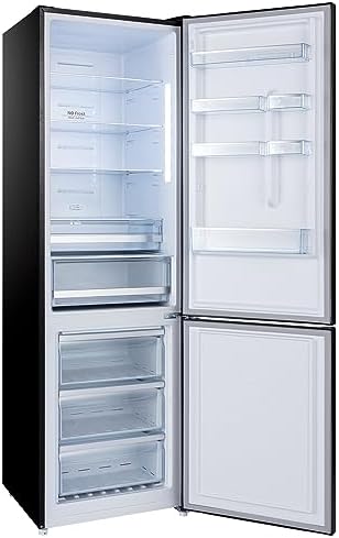 CHiQ Réfrigérateur congélateur combiné 356L, inox