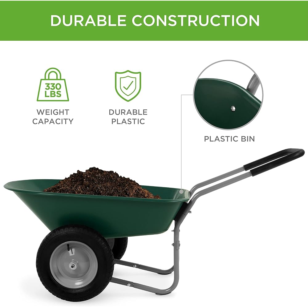 Yard Rover Brouette de jardin double roue