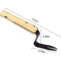 Elegital Kana 217 Binette japonaise pour jardinage – Binette à main/faucille parfaite pour désherber et cultiver Le bord de la lame est très tranchant, beige-028 : Jardin