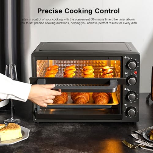 FAcoLL Mini four à pizza commercial 40L, 1500W