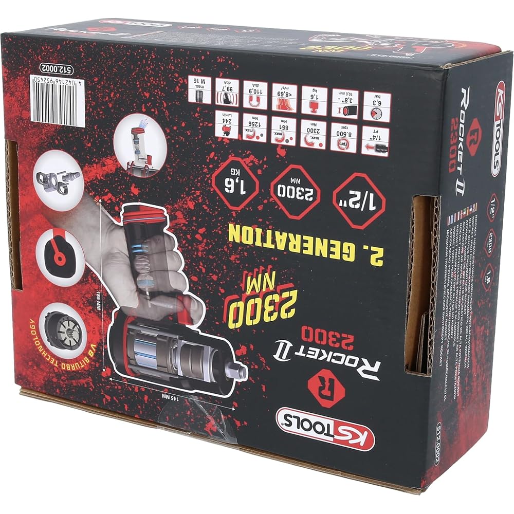 KS Tools Rocket II 512.0002 Visseuse pneumatique 1/2"
