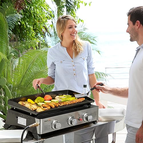 Royal Gourmet Plancha gaz 3 brûleurs, 7.5kW