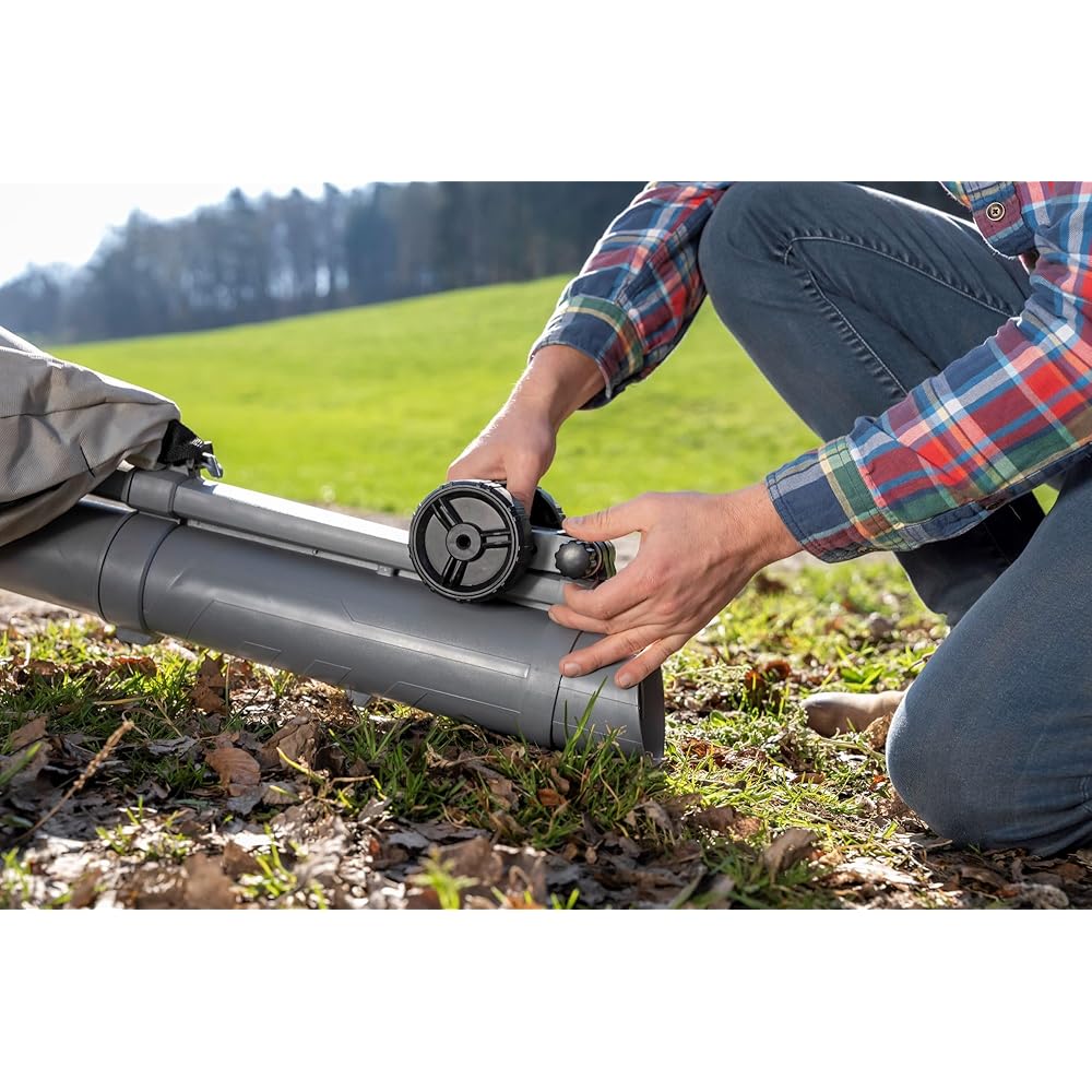 IKRA aspirateur souffleur de Feuilles à Batterie 3en1 IALS 2-20 INCL. 2X Batterie & Double Chargeur Rapide : Jardin